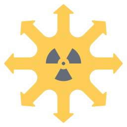 radiation Icône