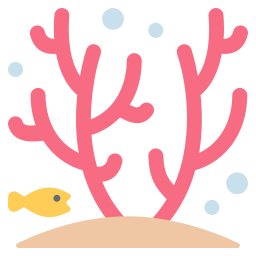 récif de corail Icône