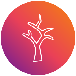 Dry tree icon