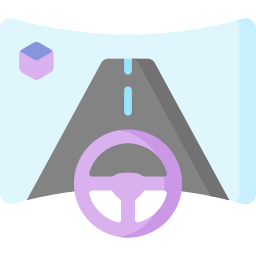 Steering wheel icon