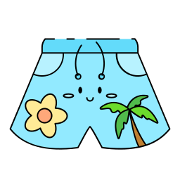 shorts de baño icono