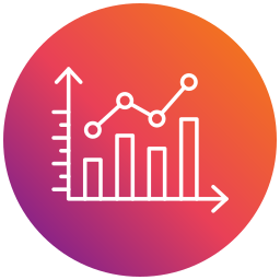 Line chart icon