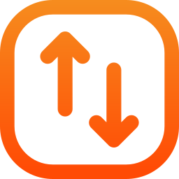 Up and down arrow icon