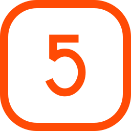 cinco icono
