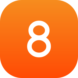 Number eight icon