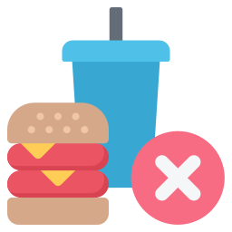 niezdrowe jedzenie ikona