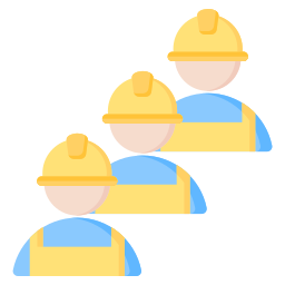 pracownik budowlany ikona