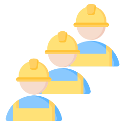 Construction worker icon