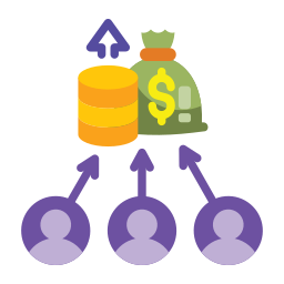 fondo de inversión icono