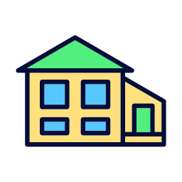 Split level home icon