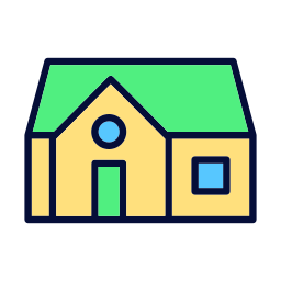 klein huis icoon