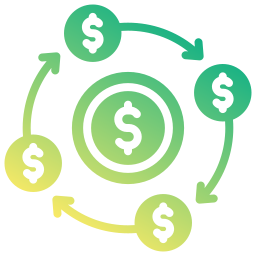 Денежный поток иконка