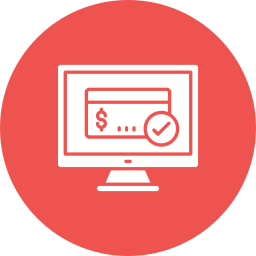 Online payment icon