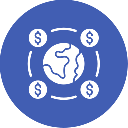 wereld financieel icoon