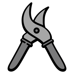 Pruning shears icon