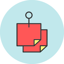 Sticky notes icon