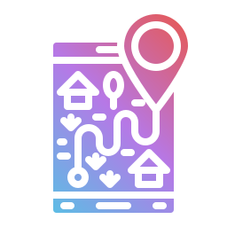 navigation gps Icône