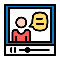 Video lesson icon