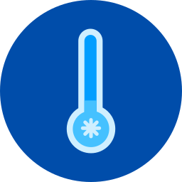 Cold temperature icon