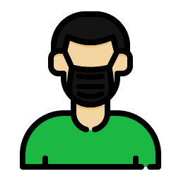 Face mask icon