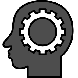 Engineering thinking icon
