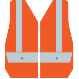 Reflective vest icon