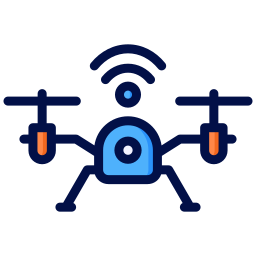 inteligentny dron ikona