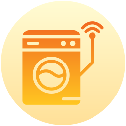 Smart washing machine icon
