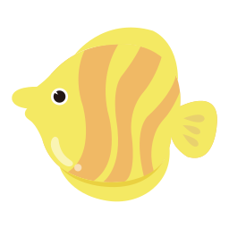 pez tropical icono