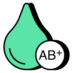 Blood group icon