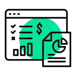 informe de venta icono