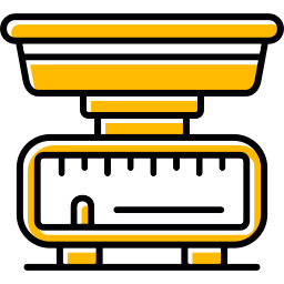 Kitchen scale icon