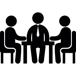 reunión de negocios icono