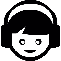 ヘッドフォンを持つ少年 icon