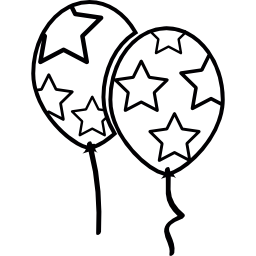 sterne luftballons icon