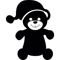 Teddy Bear with sleep hat icon