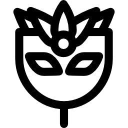 carnaval masker icoon