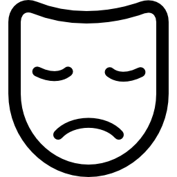 tragedie masker icoon