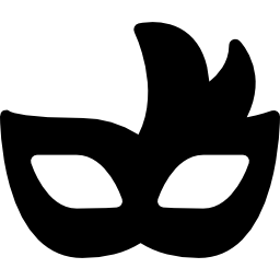 karnawałowa maska kobiety ikona