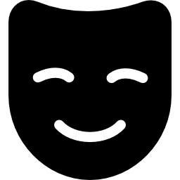 maska komediowa ikona