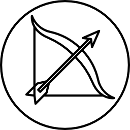 symbole du sagittaire Icône