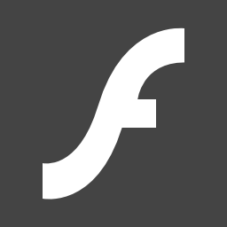 marchio dell'adobe flash icona