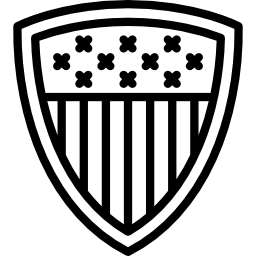 emblema de fútbol americano icono