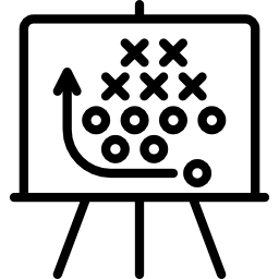 american football strategie icon