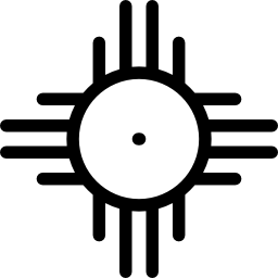 sol nativo americano icono