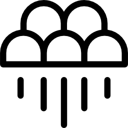 nube di pioggia dei nativi americani icona