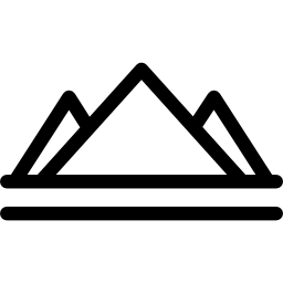 native america mountains icon
