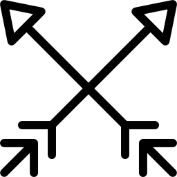 交差した矢印 icon