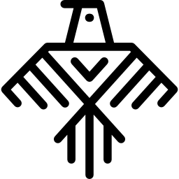Águila nativa americana icono