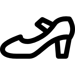 zapato de mujer icono